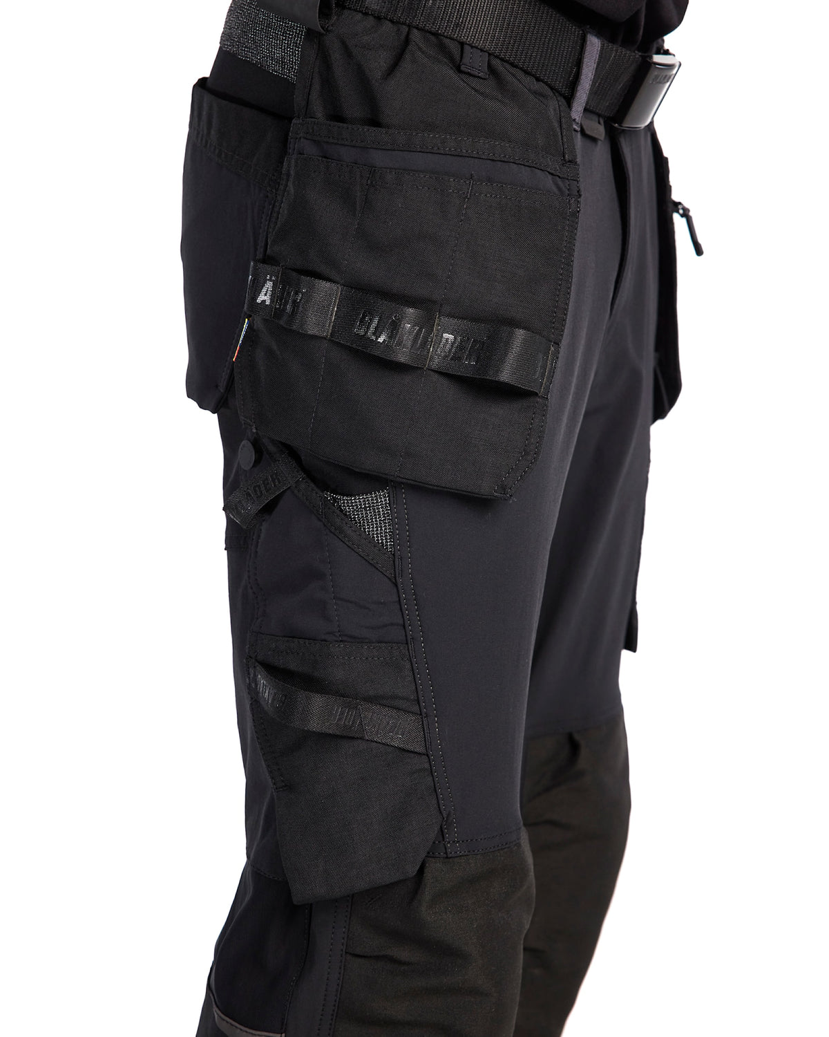 Blåkläder 1521 Stretch Handwerker-Piratenhose – schwarz/dunkelgrau