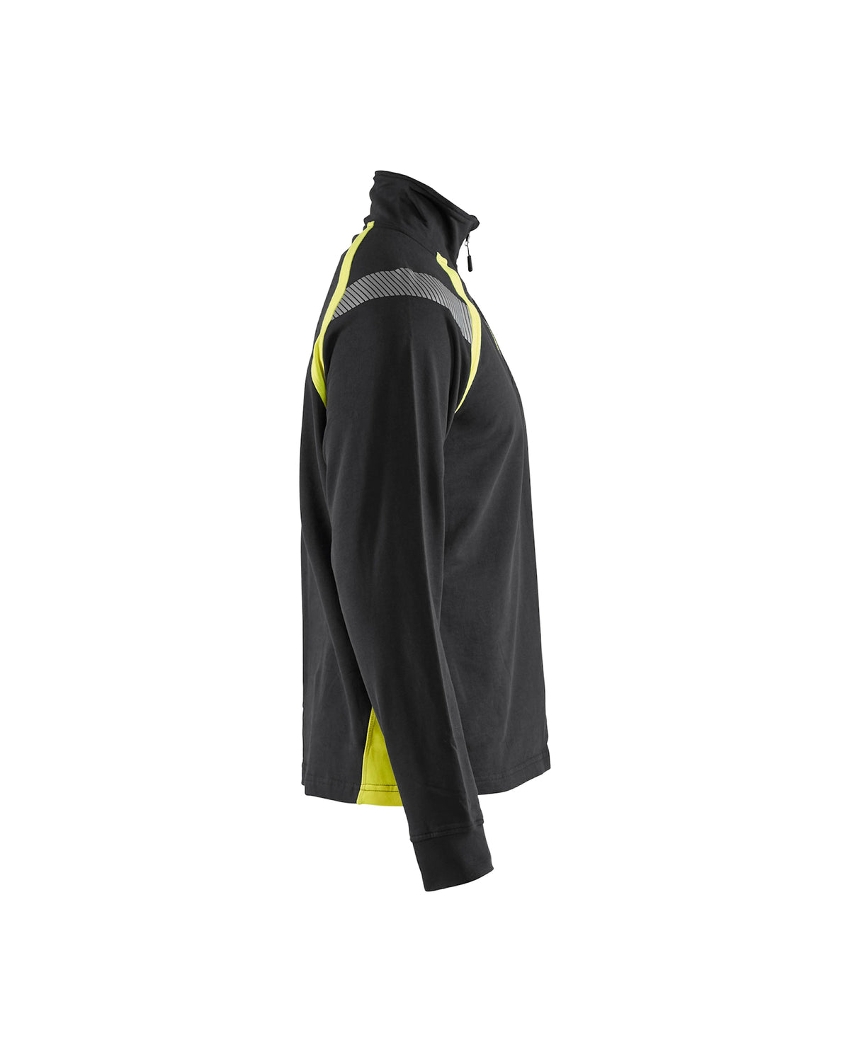 Blåkläder 3432 Zip-Sweatshirt – schwarz/gelb