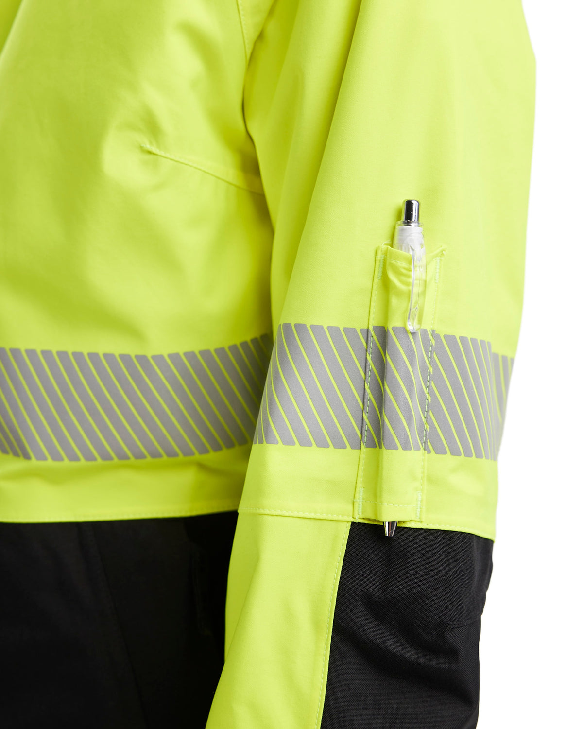 Blåkläder Damen 4436 Warnschutz Regenjacke Kl. 2 – gelb/schwarz