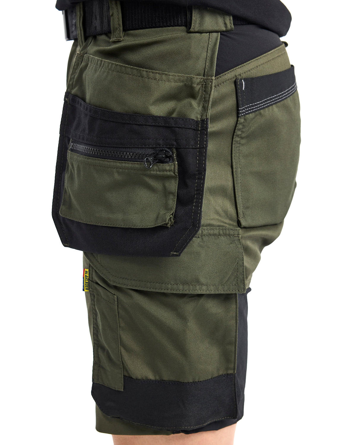 Blåkläder Damen 7133 Arbeitsshorts – waldgrün/schwarz