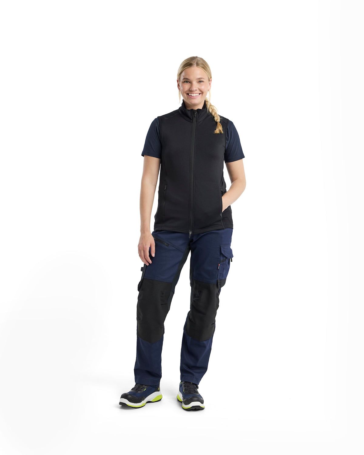 Blåkläder Damen Striker Fleeceweste – schwarz