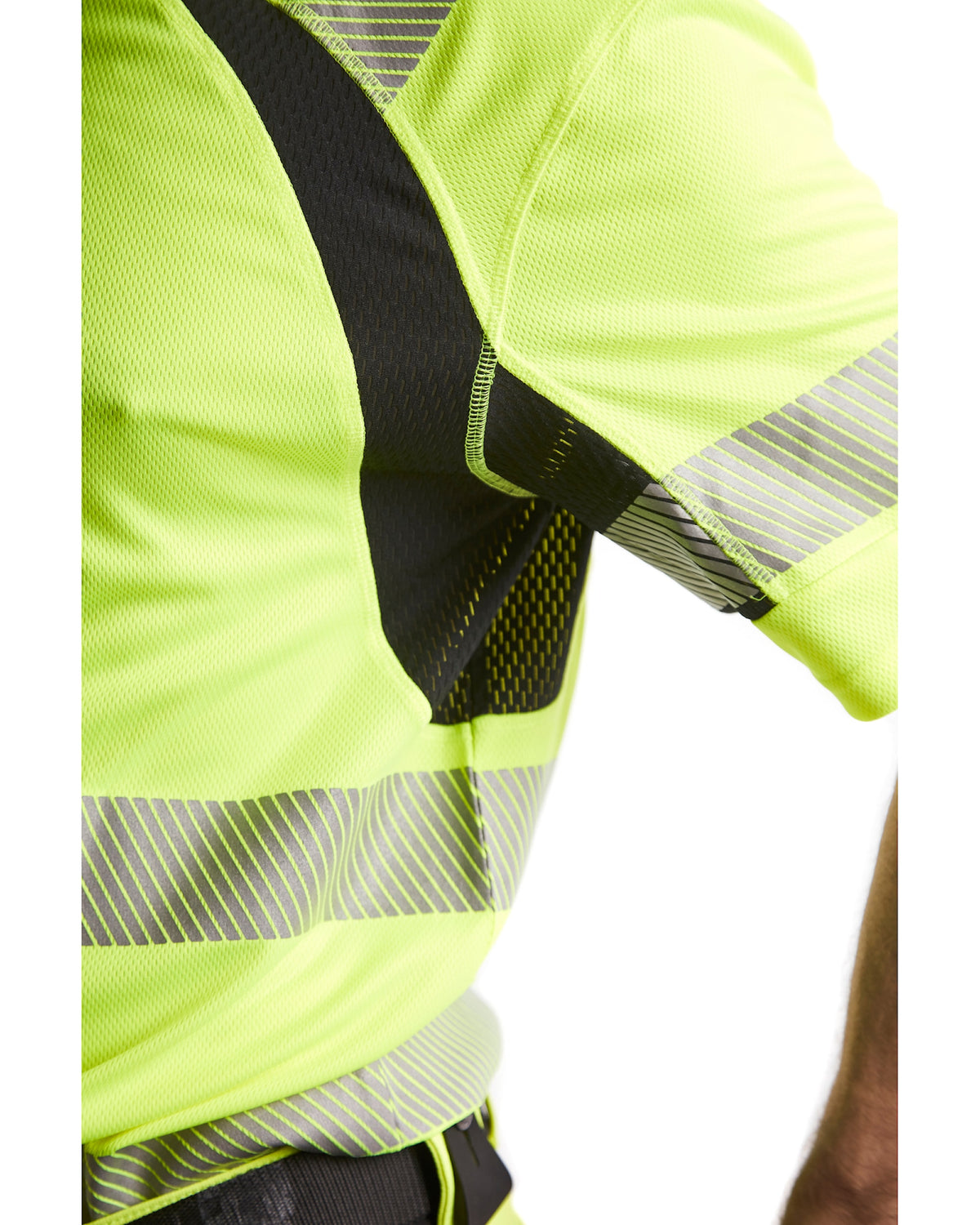 Blåkläder 3397 Warnschutz T-Shirt m. UV-Schutz – gelb/schwarz