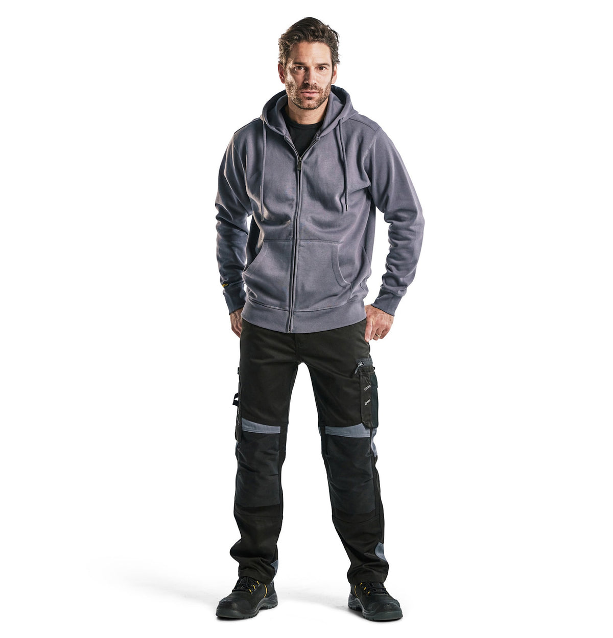Blåkläder 3366 Kapuzen-Sweatjacke – grau