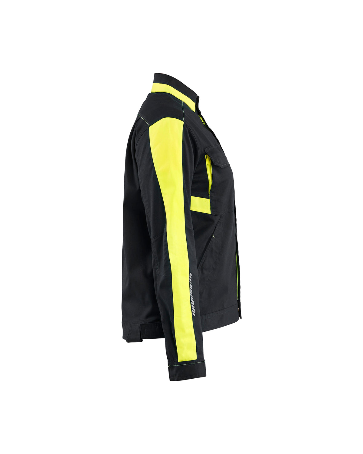 Blåkläder Damen 4443 Industrie Stretch Bundjacke – schwarz/gelb