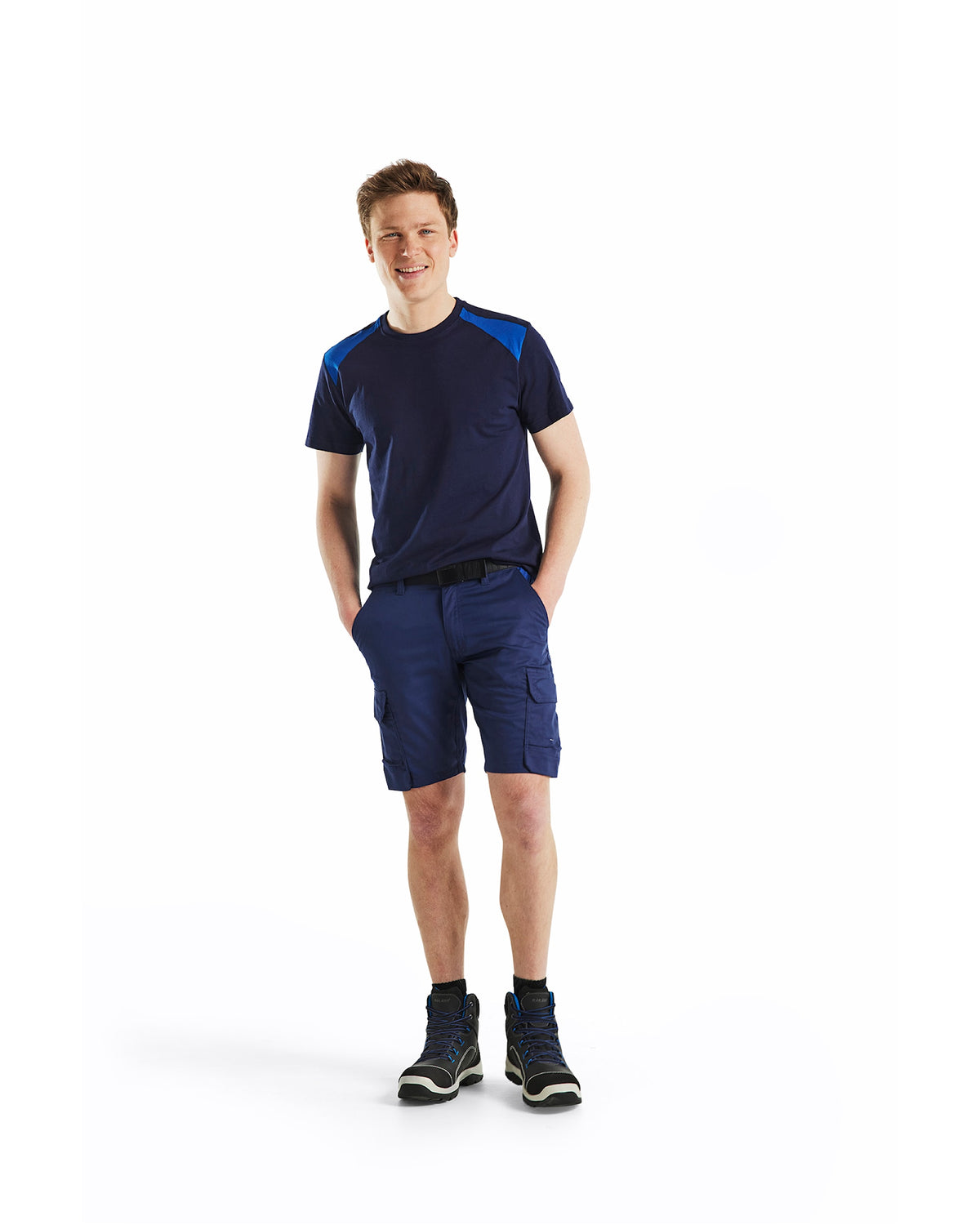 Blåkläder 1446 Industrie Stretch Shorts – marine/kornblau