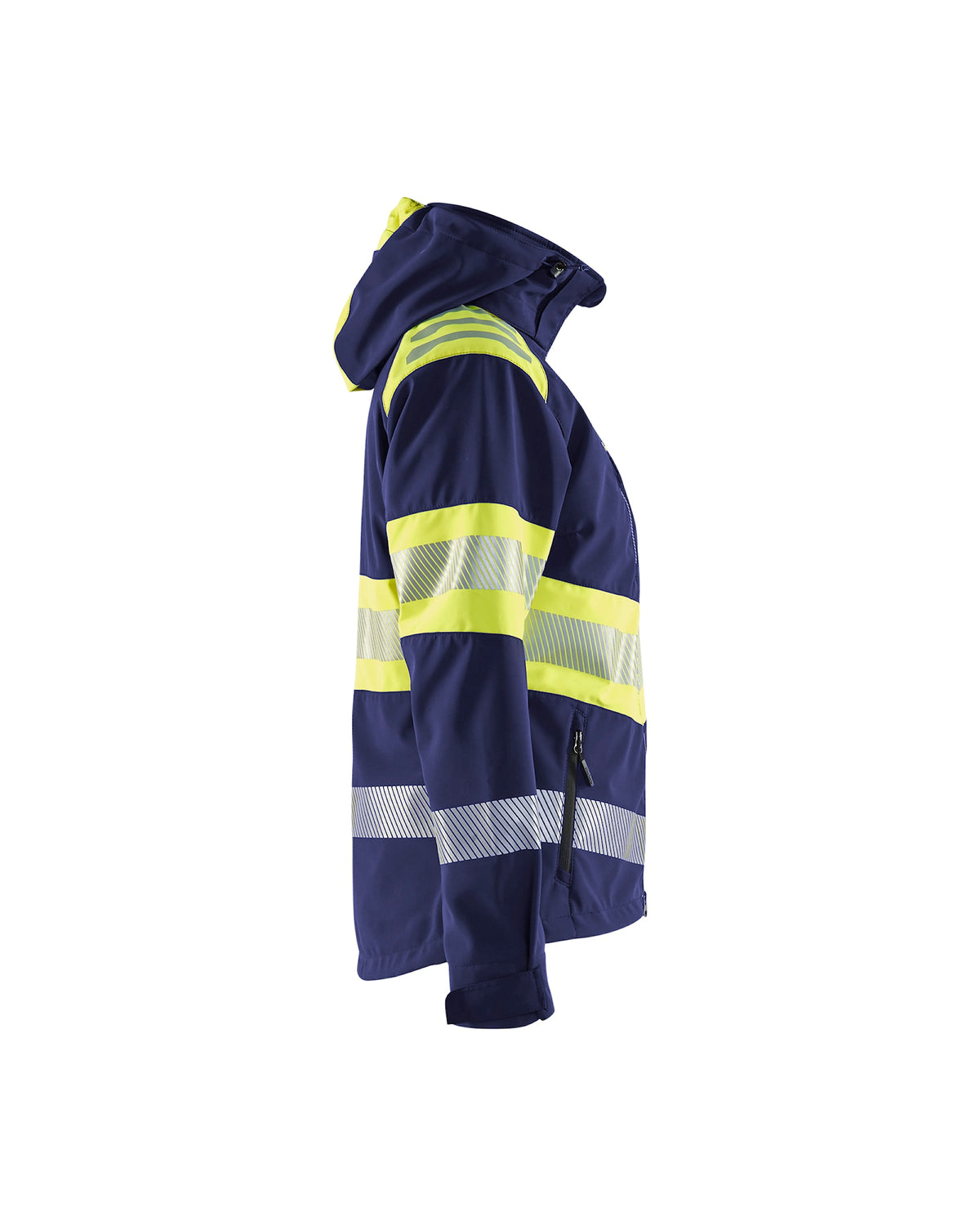 Blåkläder Damen Kl1 4404 Warnschutz Softshelljacke – marine/gelb