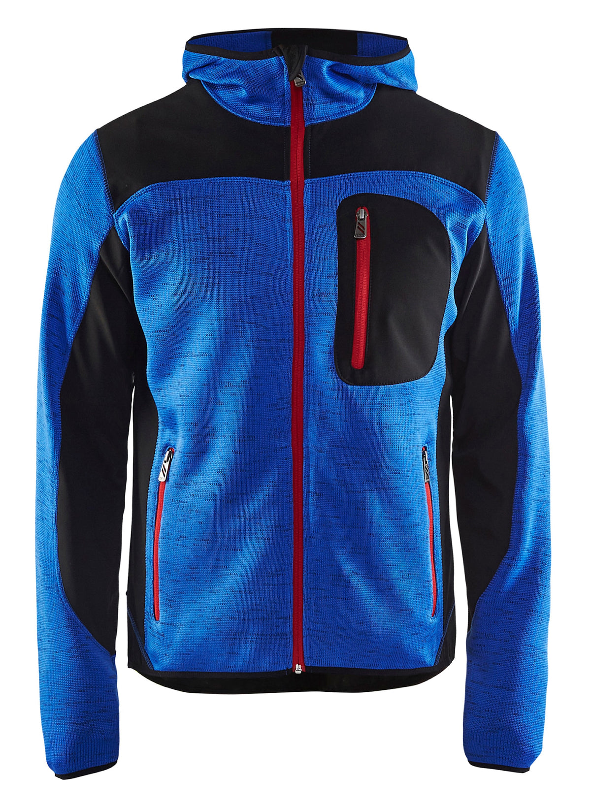 Blåkläder 4930 mit Softshell Strickjacke – kornblau/schwarz