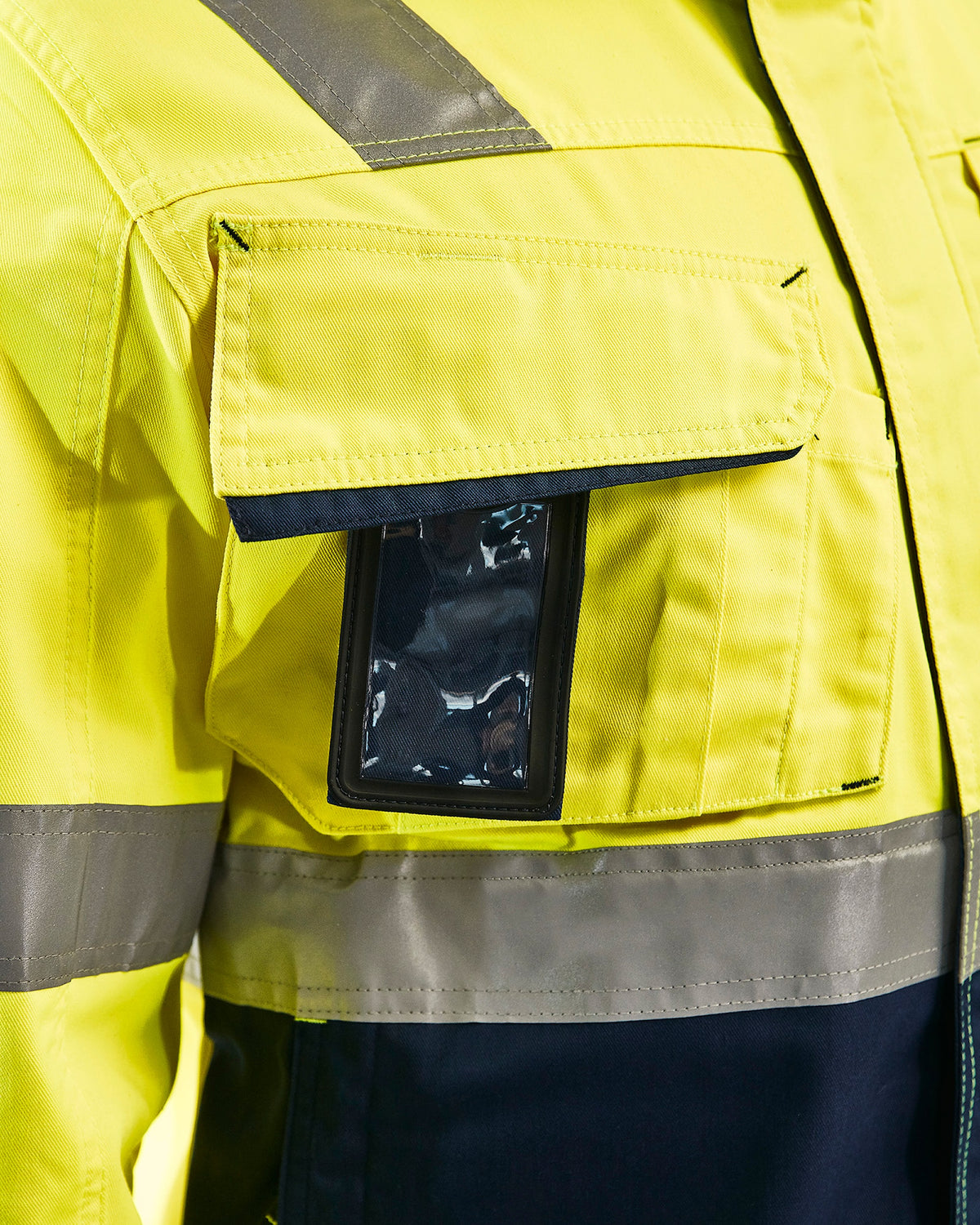 Blåkläder 4064 Warnschutz Bundjacke – gelb/marine