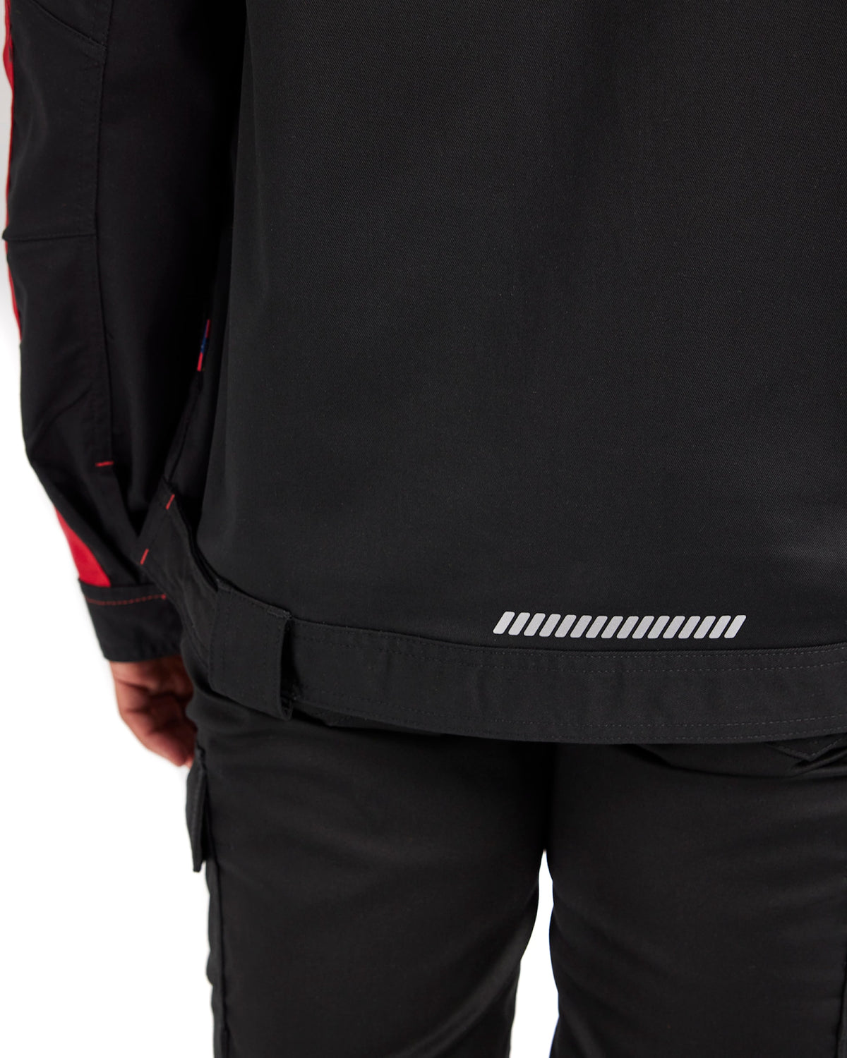 Blåkläder Damen 4443 Industrie Stretch Bundjacke – schwarz/rot
