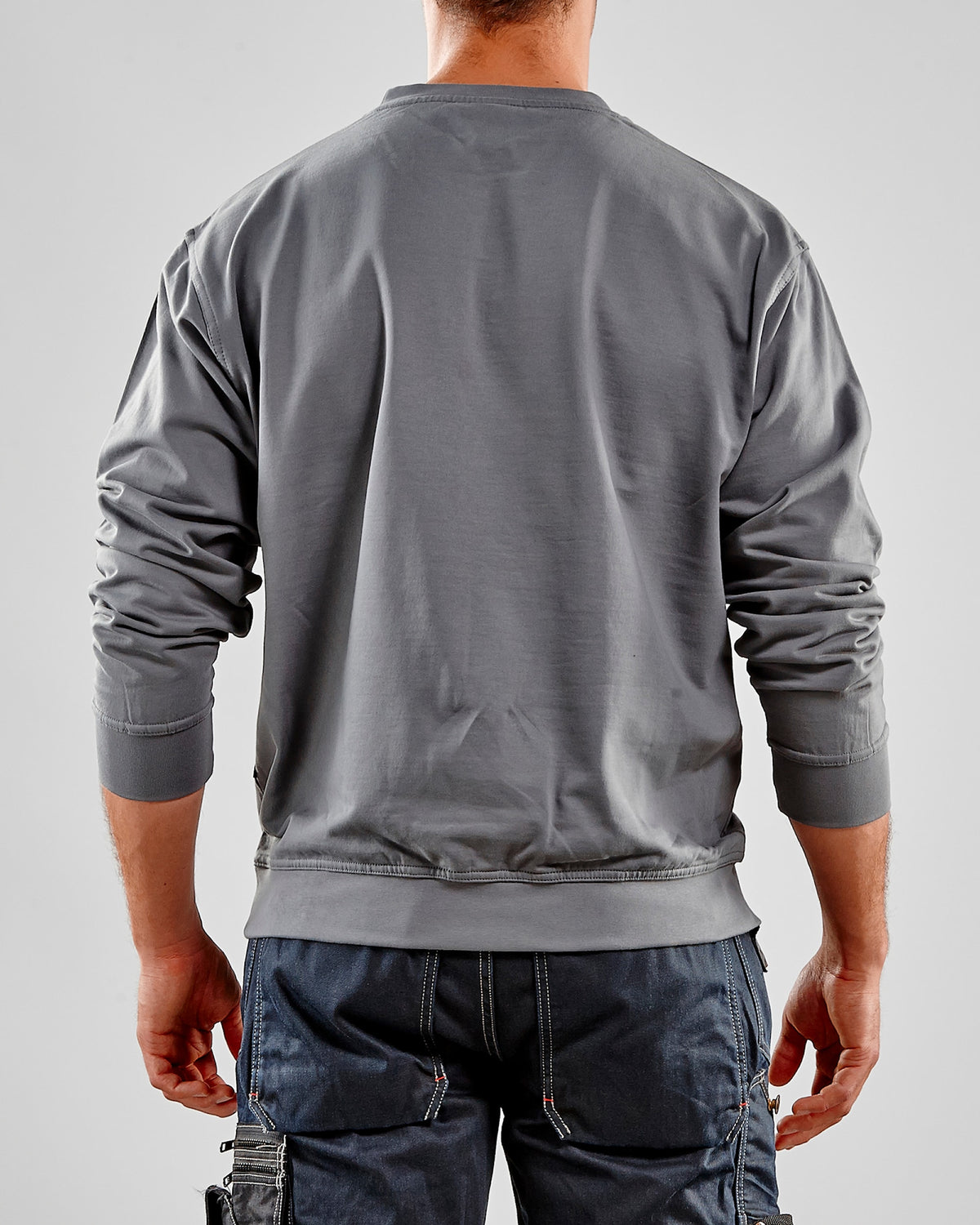 Blåkläder 3340 Rundhals Pullover – grau