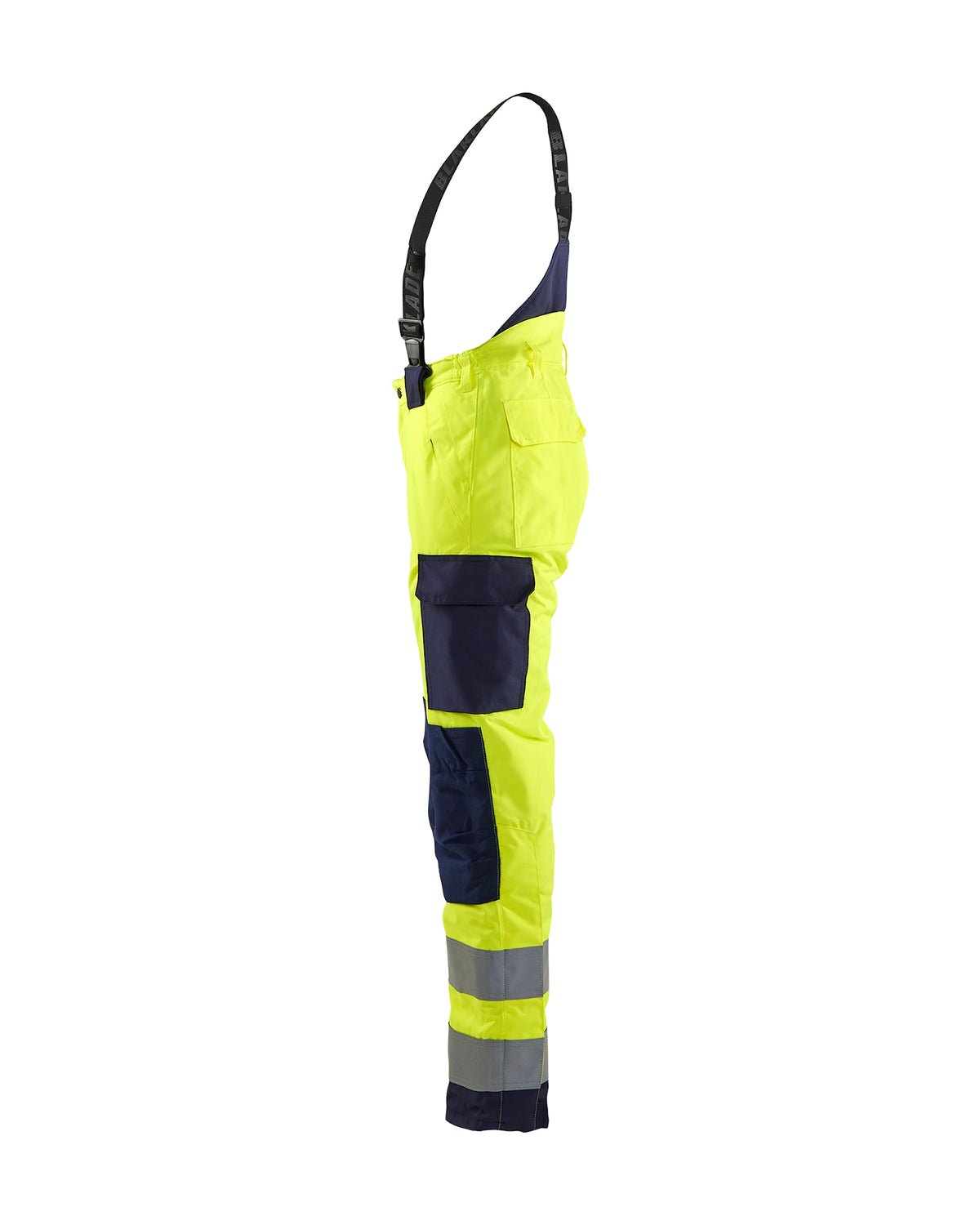Blåkläder Damen 7885 Warnschutz-Winterhose – gelb/marine