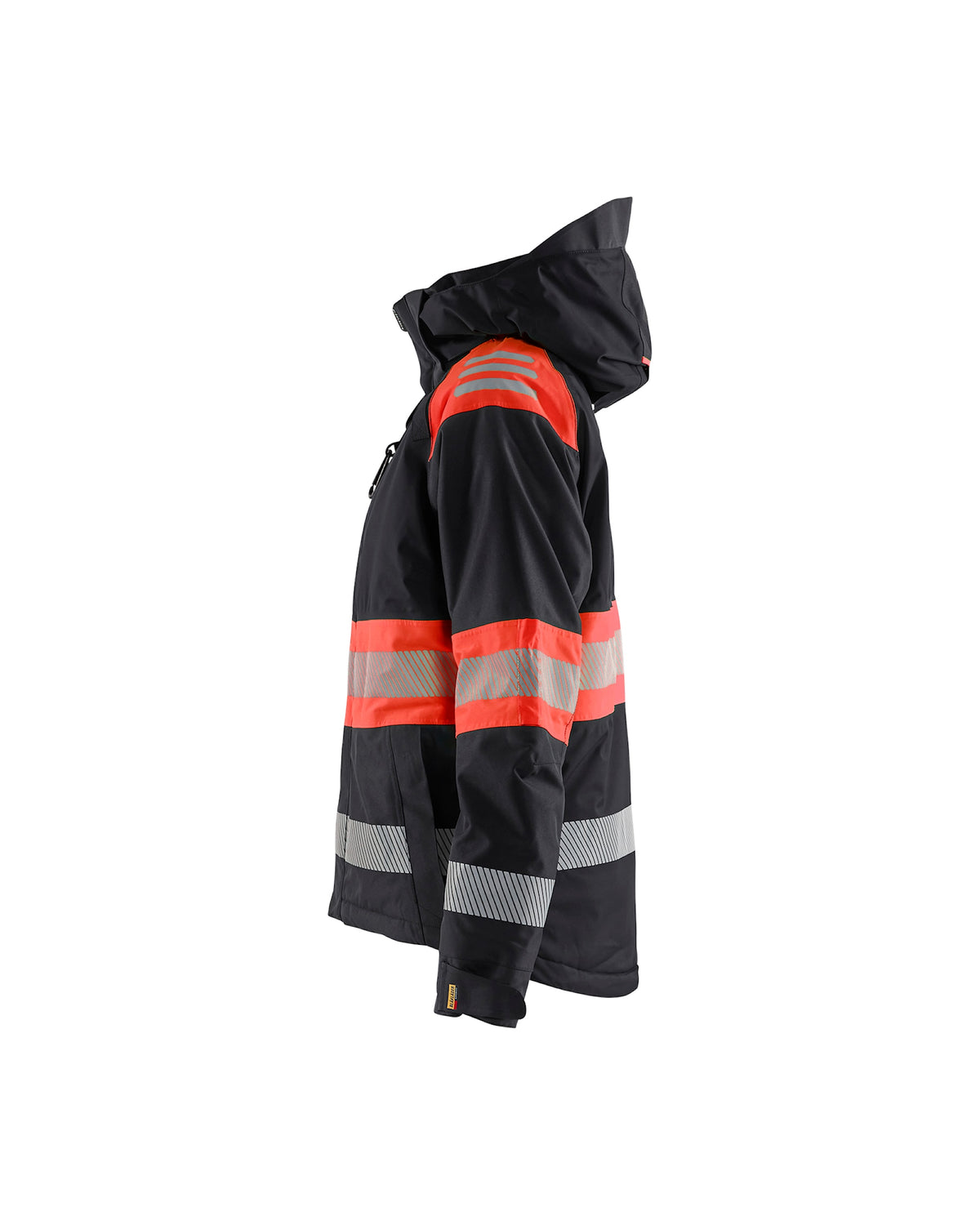 Blåkläder Damen 4470 Warnschutz Winterjacke Kl 1 – schwarz/rot