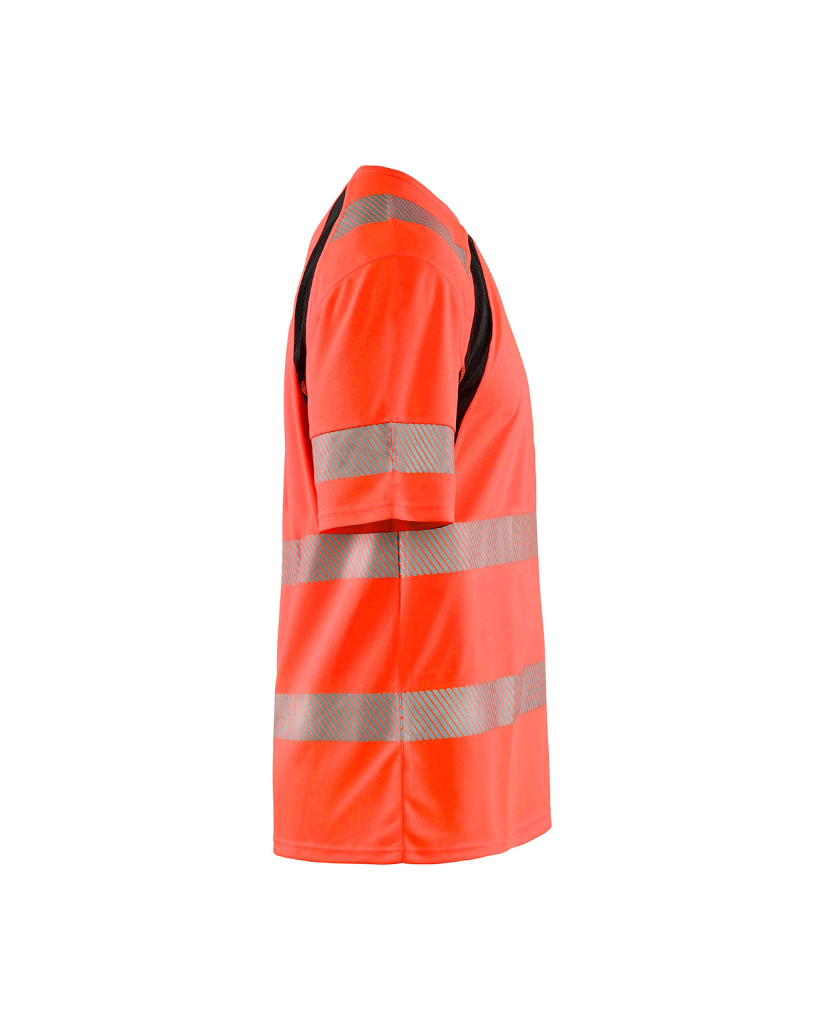 Blåkläder 3397 Warnschutz T-Shirt m. UV-Schutz – rot/schwarz