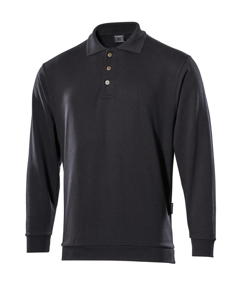 Mascot Trinidad Crossover Polo-Sweatshirt – schwarz