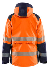 Blåkläder Damen 4436 Warnschutz Regenjacke Kl. 2 – orange/marine