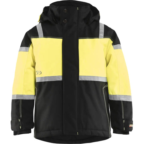 Blåkläder 4858 Kinder Winterjacke schwarz/gelb – gelb