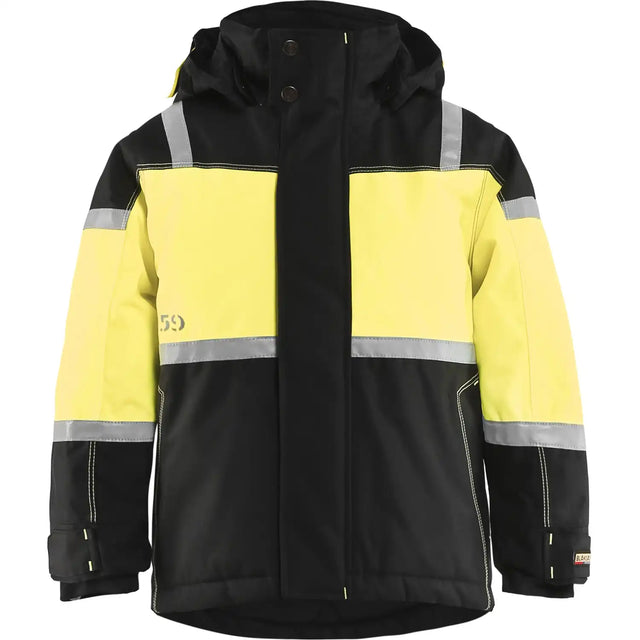 Blåkläder 4858 Kinder Winterjacke schwarz/gelb – gelb