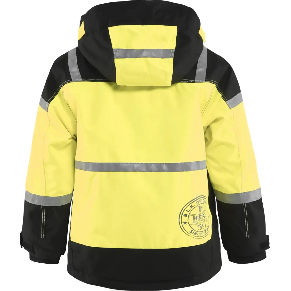 Blåkläder 4858 Kinder Winterjacke schwarz/gelb – gelb