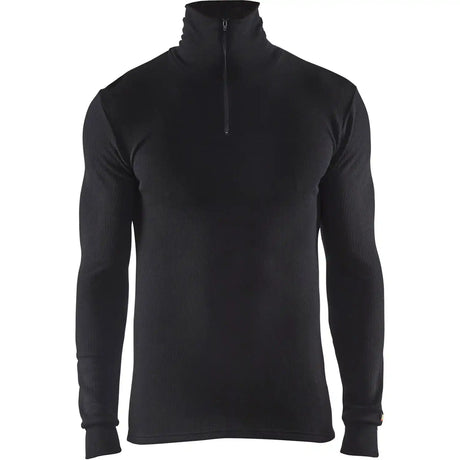 Blåkläder langarm mit Merino 4891 Warm Unterhemd schwarz – schwarz