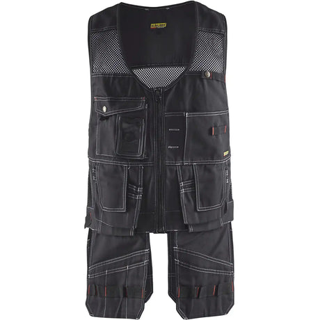 Blåkläder 3100 Montageweste mit Mesh schwarz – schwarz