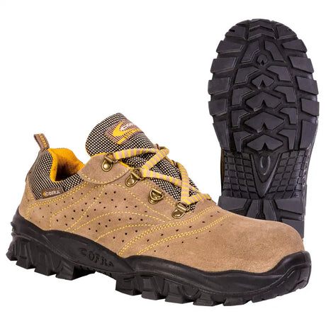 Cofra NEW Nilo Techno S1P Sicherheitshalbschuhe braun – braun