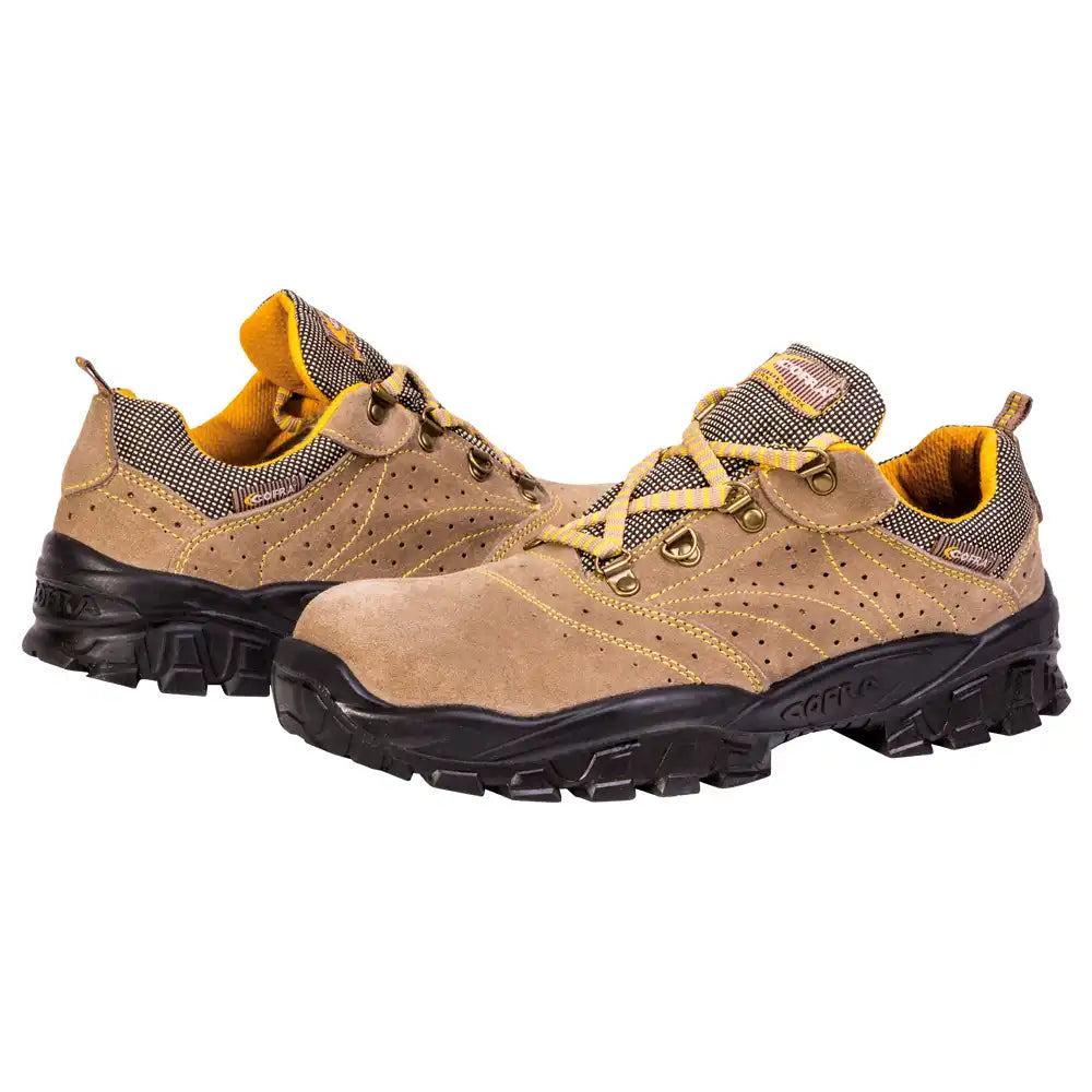 Cofra NEW Nilo Techno S1P Sicherheitshalbschuhe braun – braun