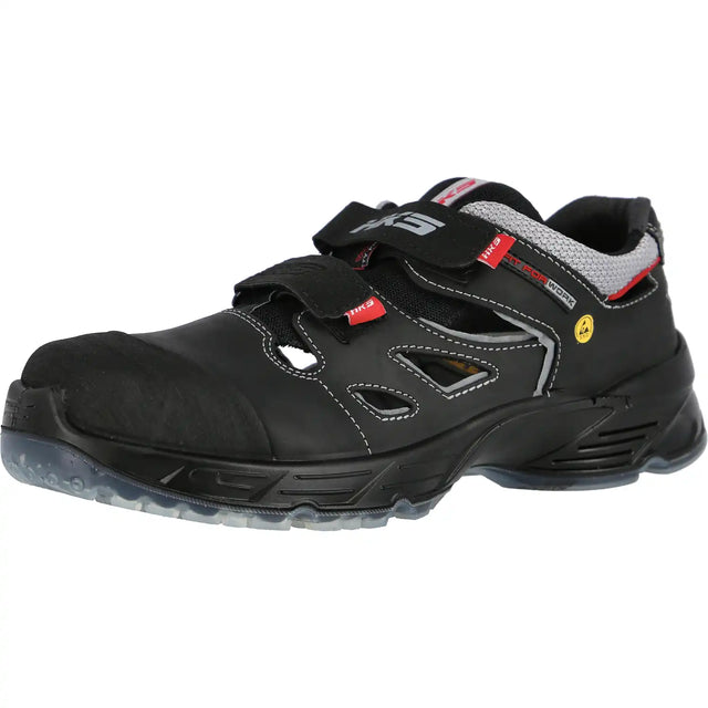 HKS Sunliner SRC S1 Sicherheitssandalen schwarz – schwarz