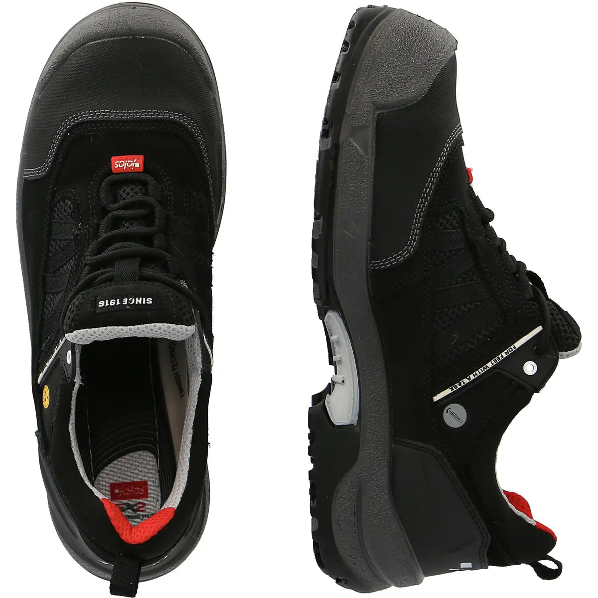 Jalas 3018 Zenit S3 Sicherheitshalbschuhe schwarz – schwarz