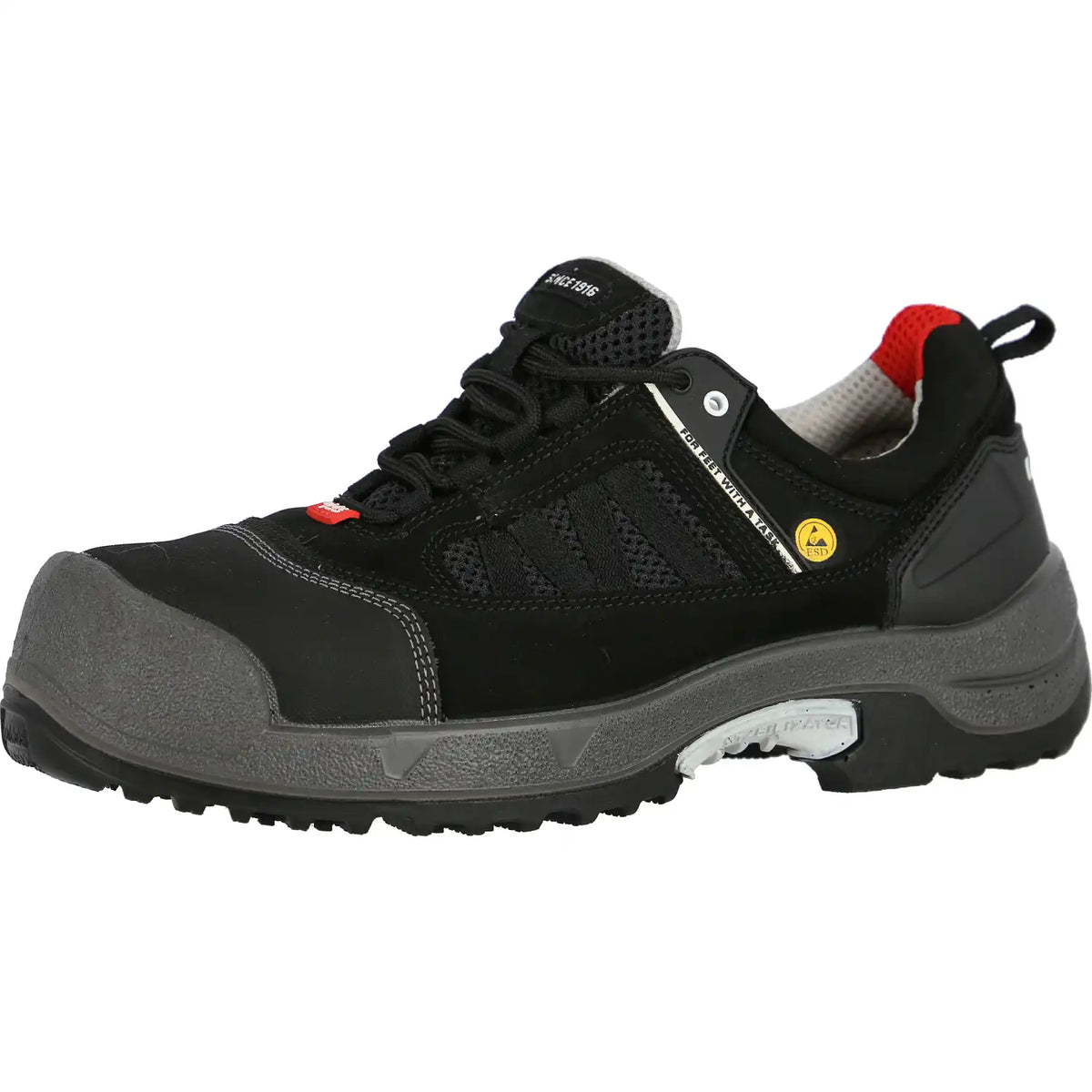 Jalas 3018 Zenit S3 Sicherheitshalbschuhe schwarz – schwarz