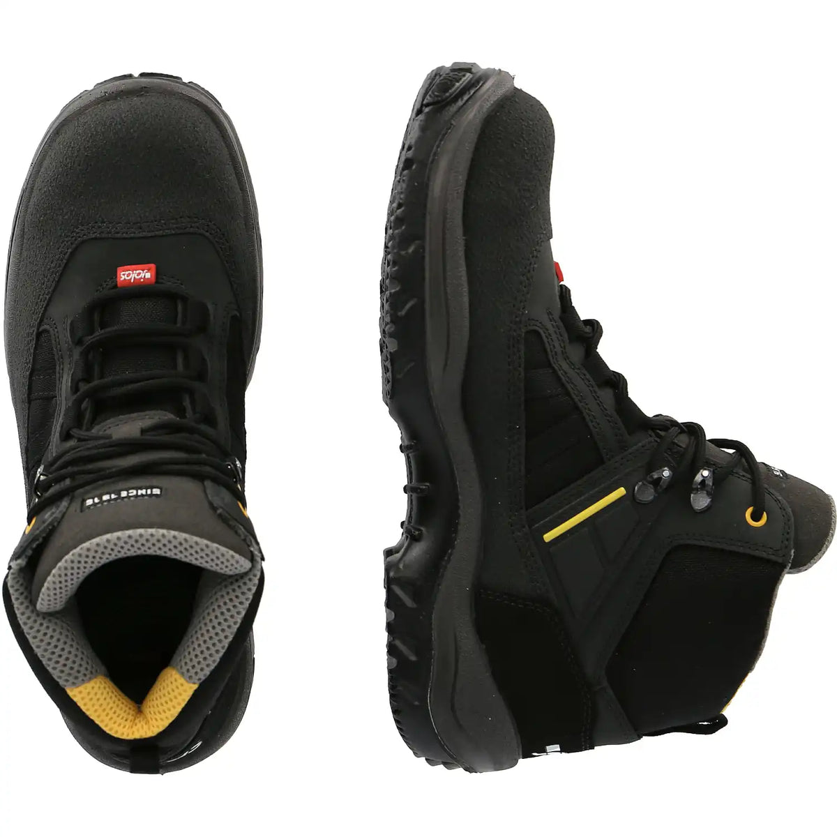 Jalas 3150 ESD S2 Sicherheitshochschuhe schwarz – schwarz