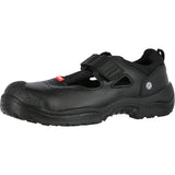 Jalas 3438 Arioso S1P Sicherheitssandalen schwarz – schwarz