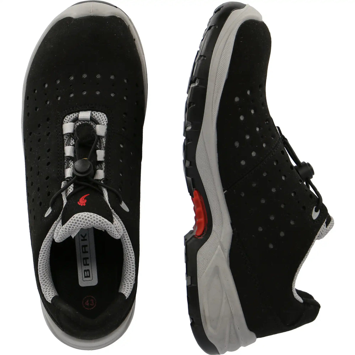 Baak Henk 7007XW S1P Sicherheitshalbschuhe schwarz – schwarz