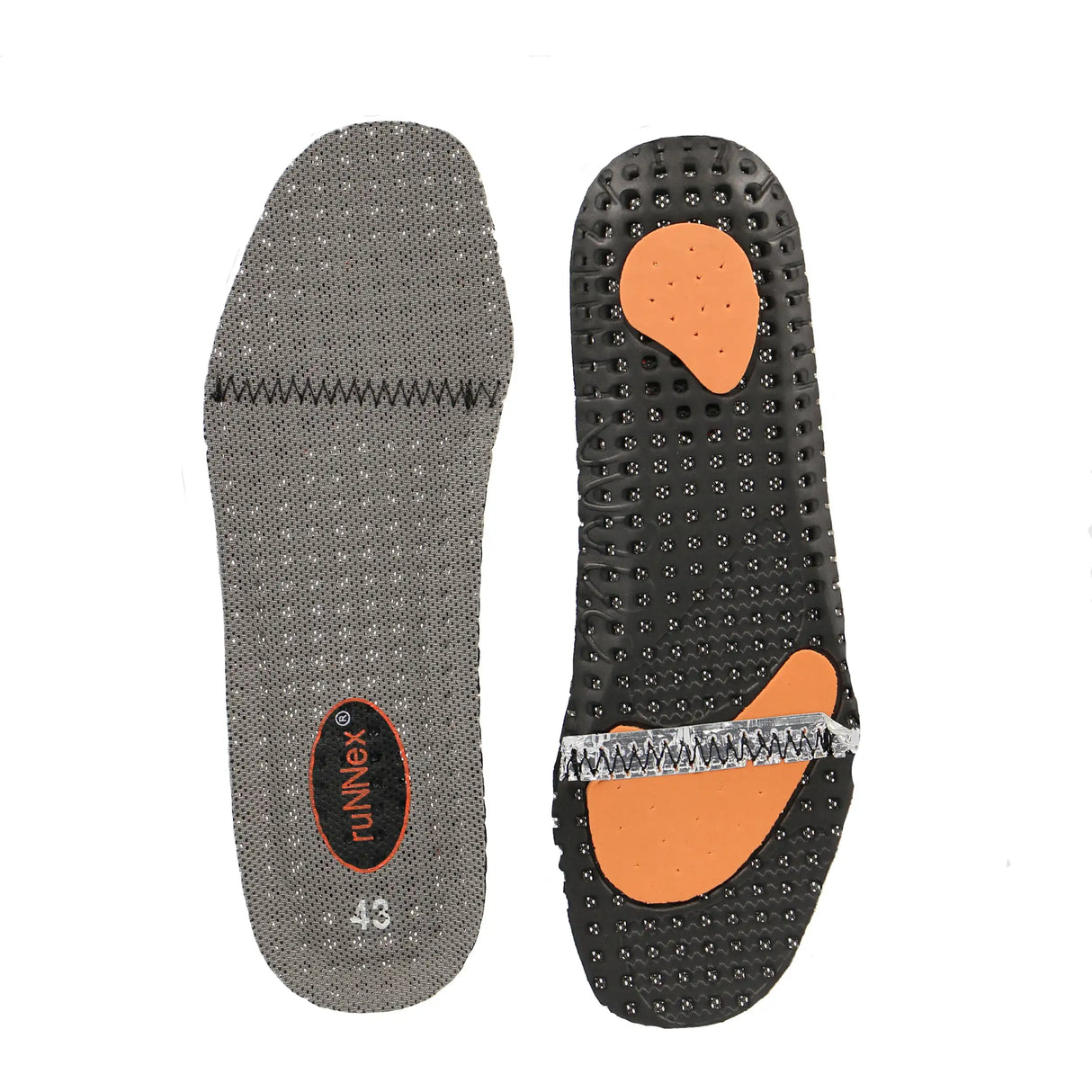 Einlegesohle / Ersatzfußbett 5401 RUNNEX® grau - workXperts