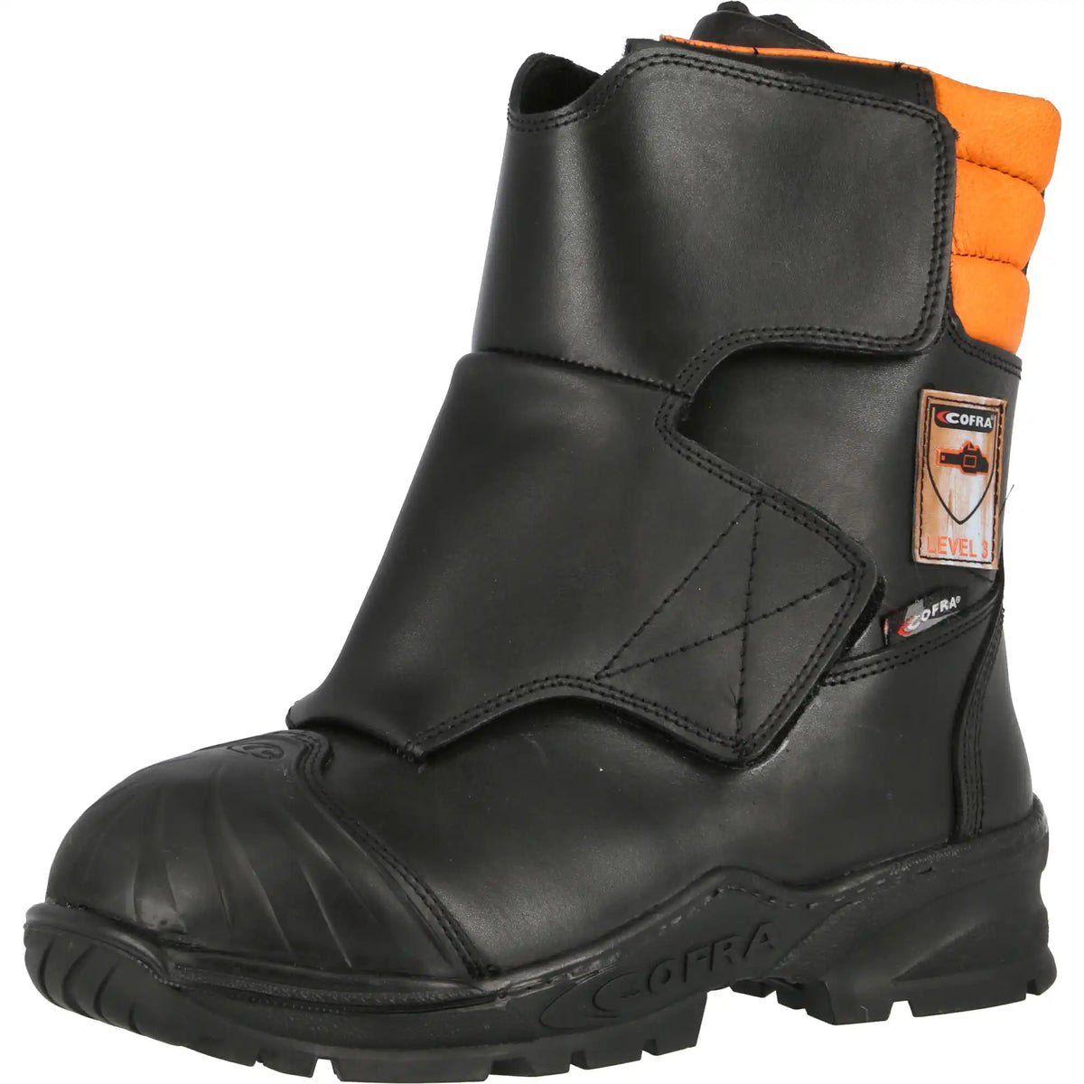 Cofra Strong Forst- und Schnittschutzstiefel schwarz – schwarz