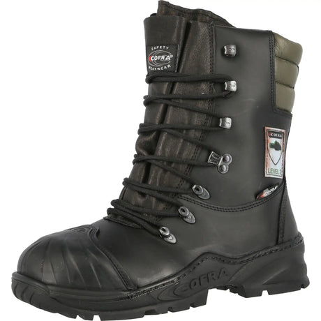 Cofra Power S3 Schnittschutz-Stiefel schwarz – schwarz