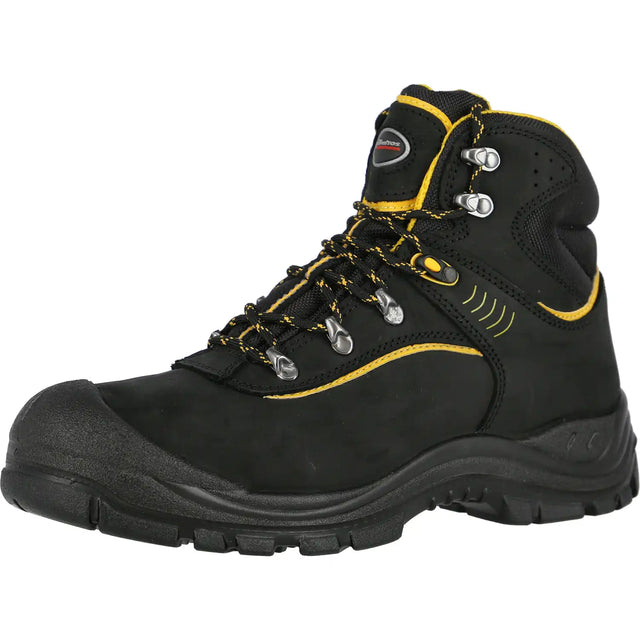 Albatros Gravel MID S3 Sicherheitshochschuhe schwarz – schwarz