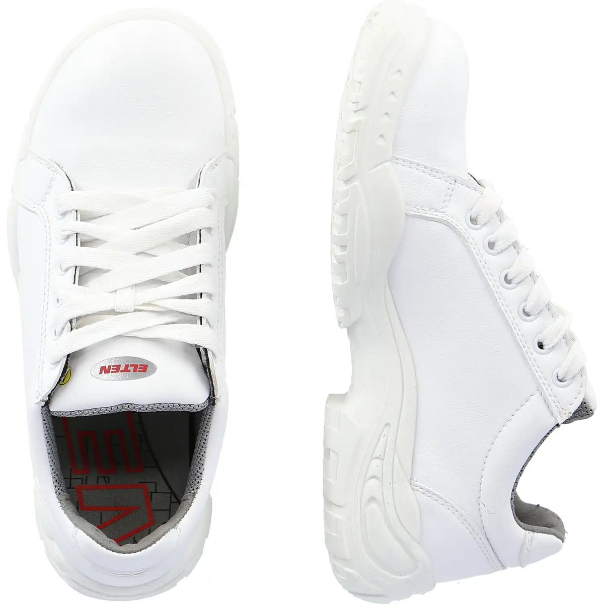 Elten Loop Low ESD S2 Sicherheitshalbschuh weiß – weiß