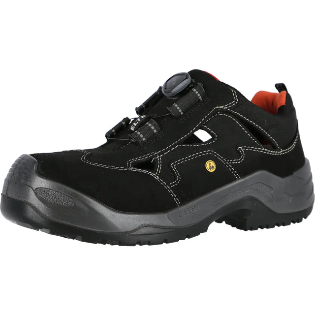Elten Scott BOA ESD S1P Sicherheitssandale schwarz – schwarz