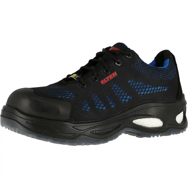 Elten Logan LOW ESD S1 Sicherheitshalbschuh blau – schwarz
