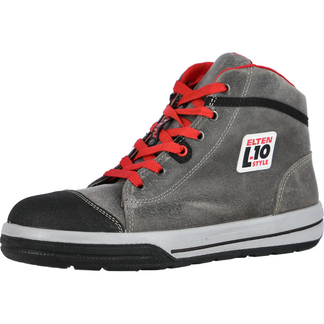 Elten Vintage Pirate Mid S3 Sicherheitsstiefel grau – grau