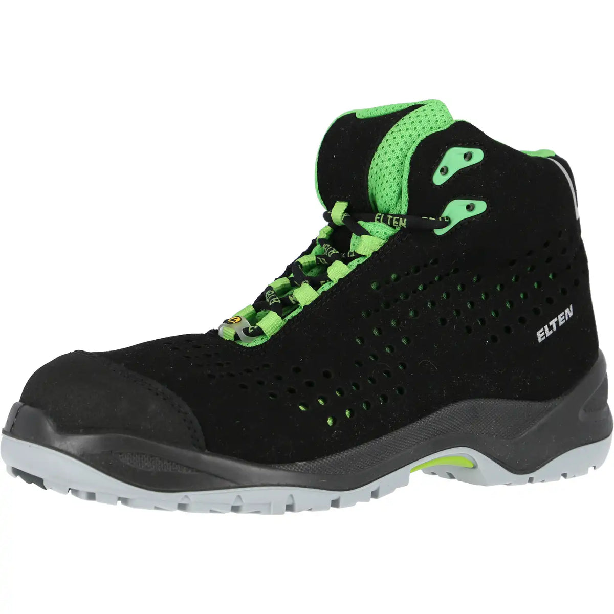 Elten Impulse Mid ESD S1P Sicherheitsstiefel schwarz – schwarz