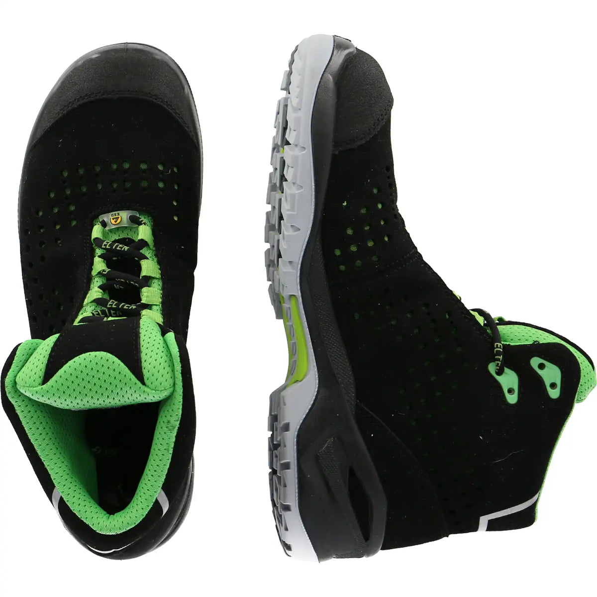 Elten Impulse Mid ESD S1P Sicherheitsstiefel schwarz – schwarz