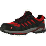 Nitras PRO Step I S1P Sicherheitshalbschuhe rot – rot