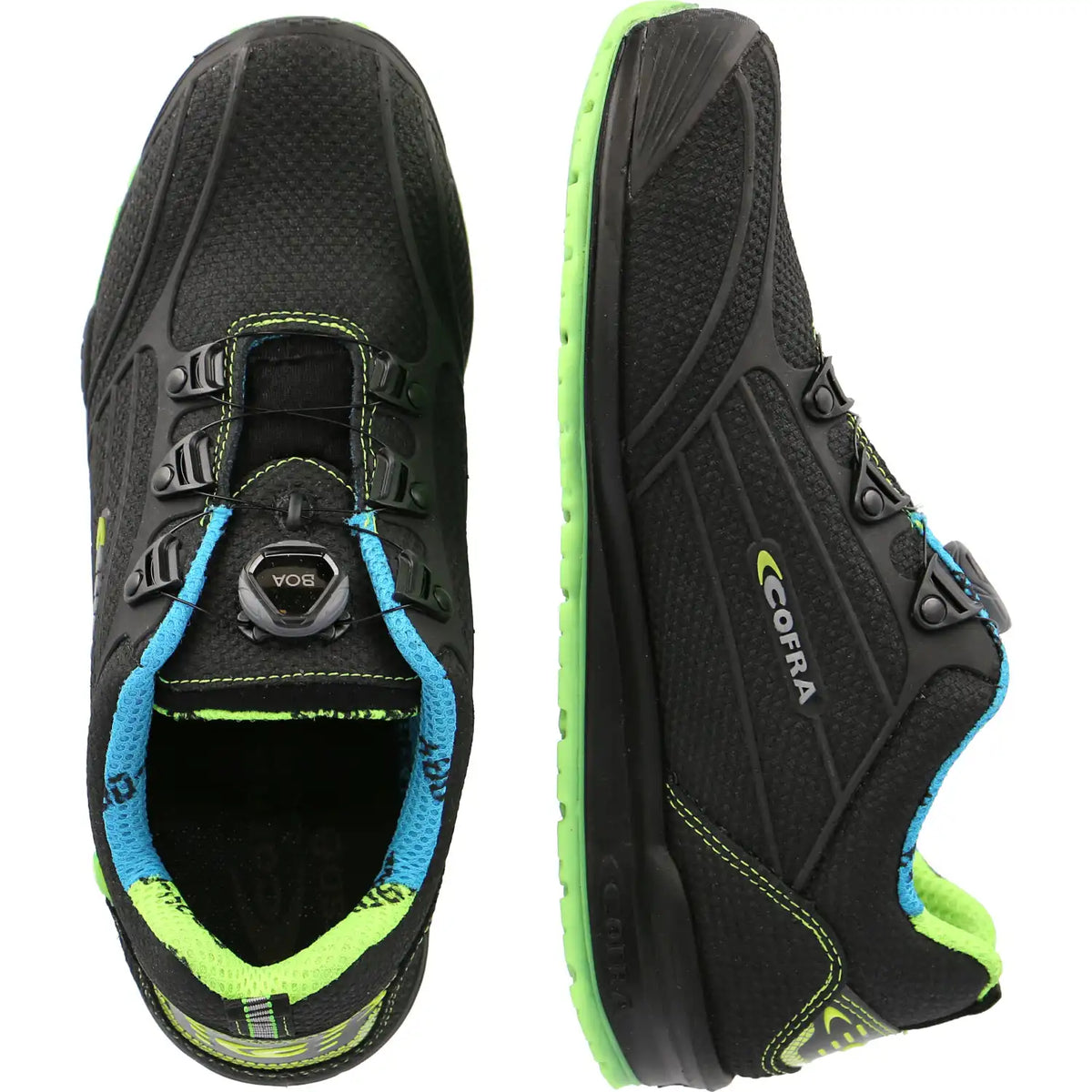 Cofra Burst BOA S3 Sicherheitshalbschuhe schwarz – schwarz
