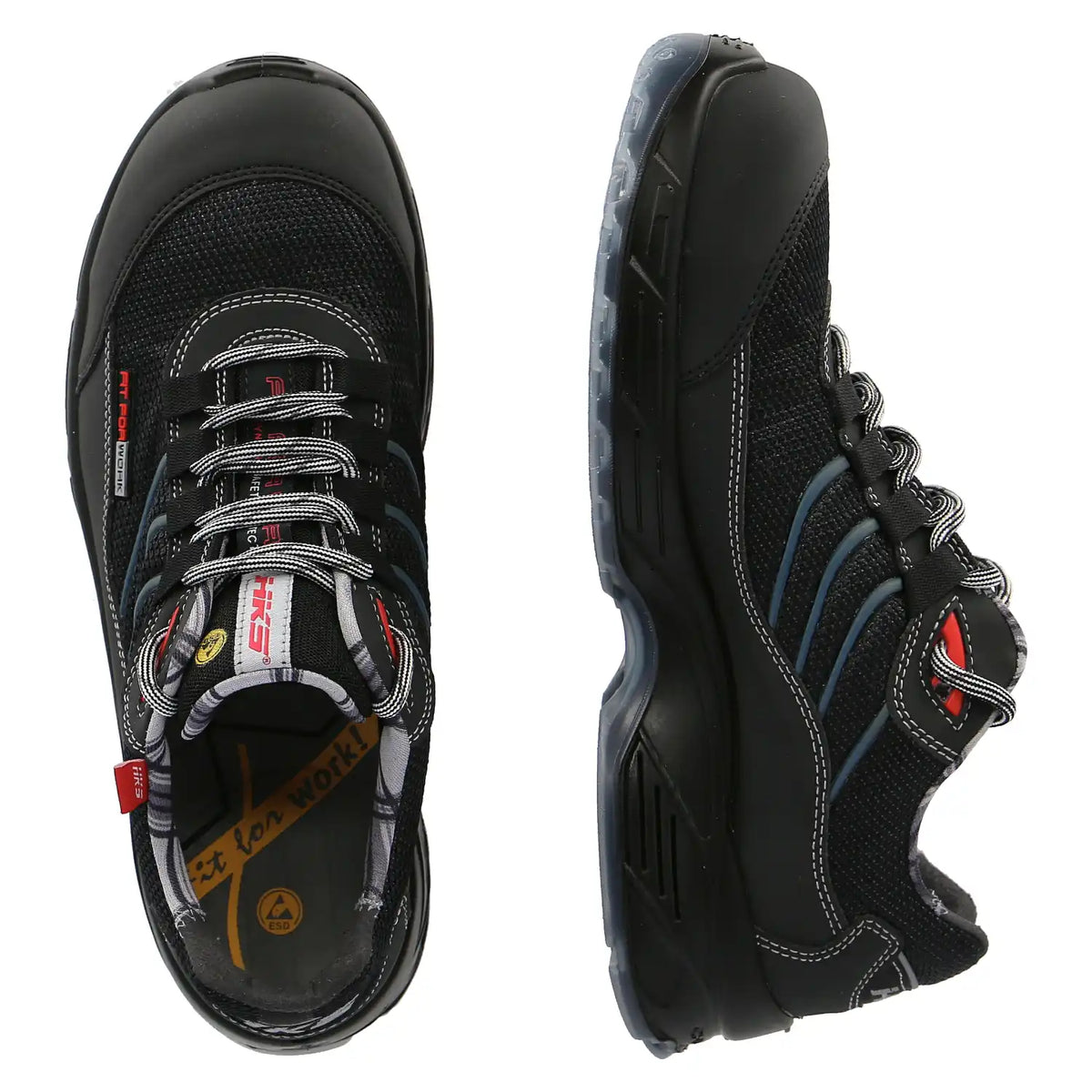 HKS Sprinter SRC S1 Sicherheitshalbschuhe schwarz – schwarz