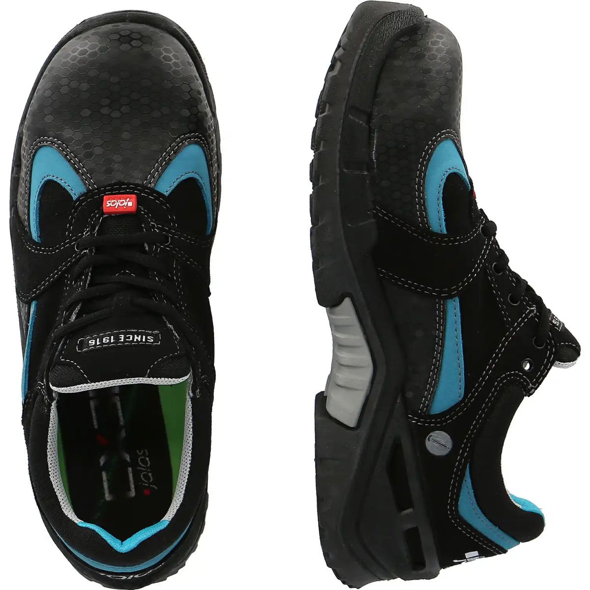 Jalas Damen 9615 Flow S3 Sicherheitshalbschuhe schwarz – schwarz