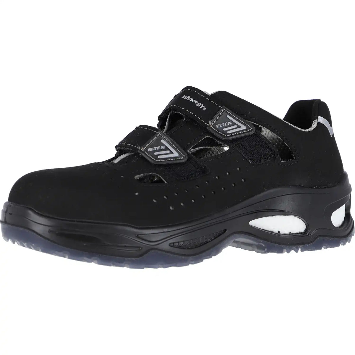 Elten Ethan Easy S1 Sicherheitssandalen schwarz – schwarz