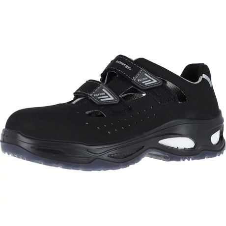 Elten Ethan Easy S1 Sicherheitssandalen schwarz – schwarz