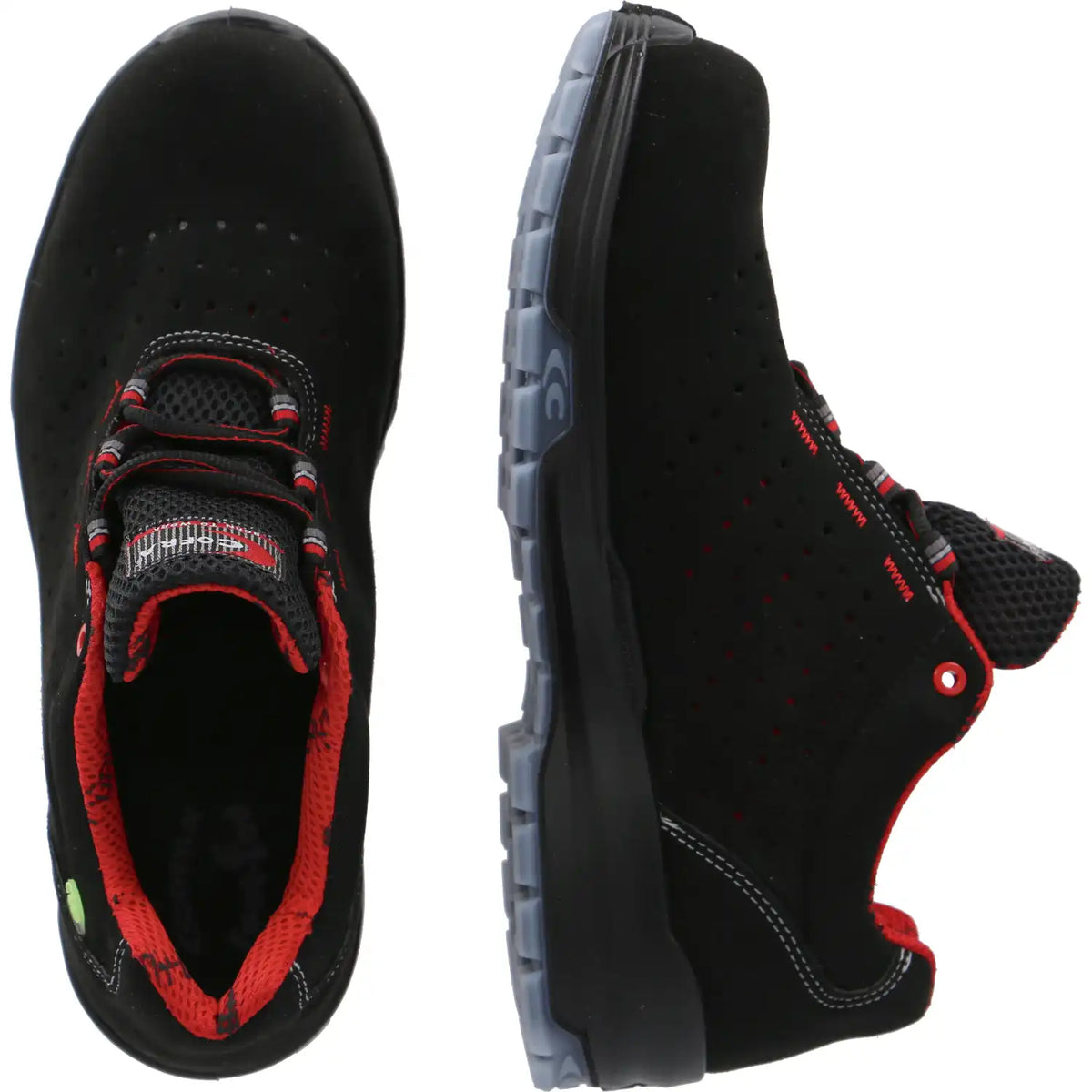 Cofra Synthpop ESD S1P Sicherheitshalbschuhe schwarz – schwarz