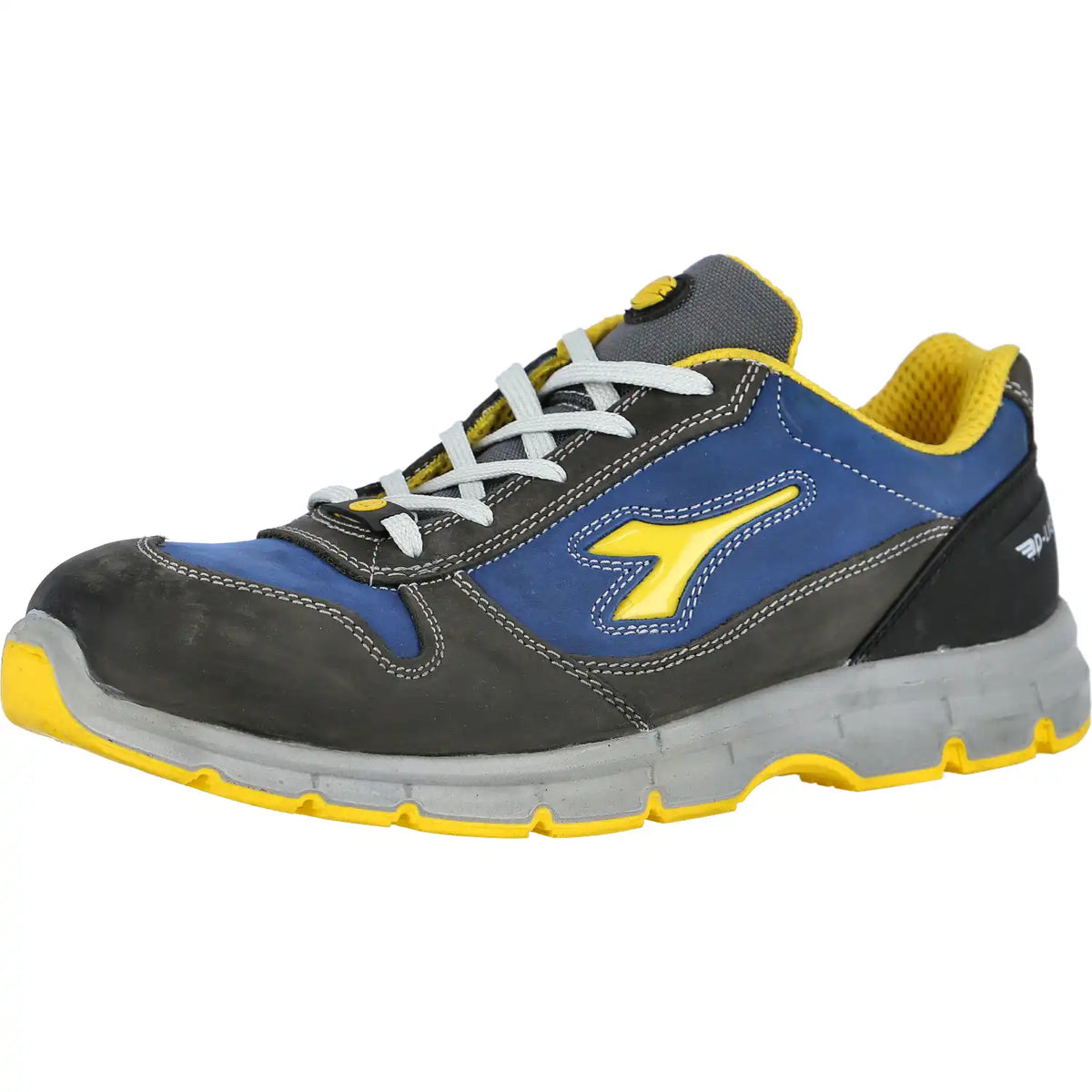 Diadora RUN LOW SR ESD S3S Halbschuh grau/blau – blau
